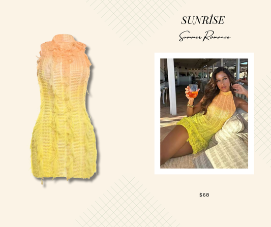 “Sunrise” Ombre Dress