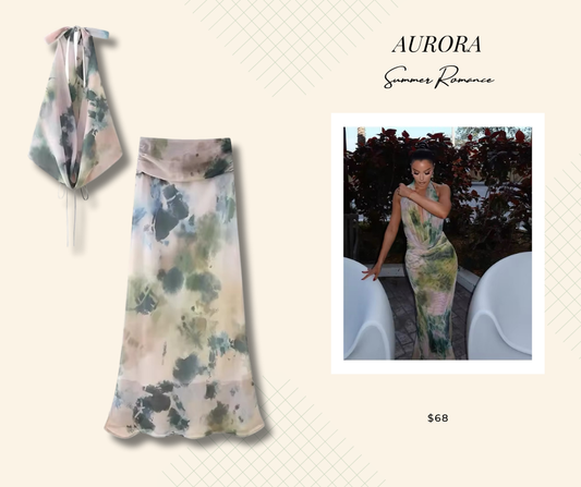 “Aurora” Maxi Skirt Set